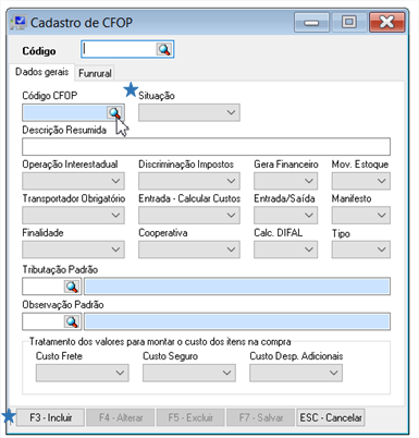 Como emitir a Nota Fiscal Eletrônica - NFe? cadastro cfop