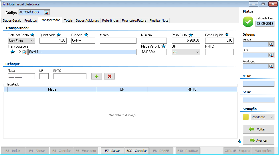 sap layout 4.0 nota fiscal eletronica